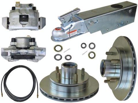 UFP DB-35 Complete Disc Brake Kit w/A-75 Actuator & Reverse Solenoid, 3500lb. Axle - Pacific Boat Trailers