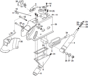 Atwood Hydraulic Brake Actuator Parts List and Schematic