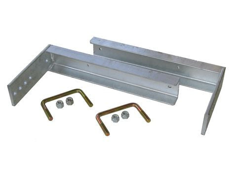 Galvanized Storage Box Frame Side Mounting Brackets #BH1014 - Pacific Boat Trailers