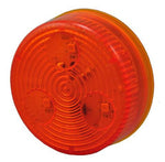 Round LED Clearance/Marker Light, 4-Diodes, Amber, 2" Diameter # CL-22020-A - Pacific Boat Trailers