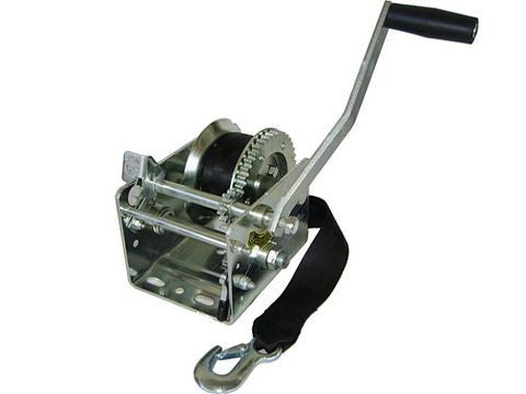 Fulton 2 Speed Trailer Hand Winch w/Strap, 2000lb. # 142401 - Pacific Boat Trailers