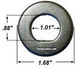 1" ID Trailer Spindle Washer Flat 'D' Shape BEAFW-DW100 - Pacific Boat Trailers