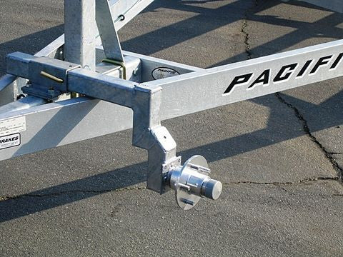 5 Lug-Pivoting Hub Mounted Spare Tire Carrier/Mount (Baja-Style) - Pacific Boat Trailers