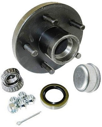 Trailer Wheel Hub KIT for 3500lb. axles - L68149/L44649 Bearings