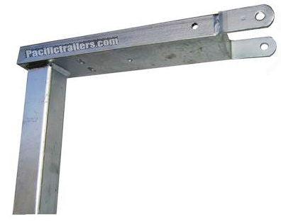Boat Trailer Winch Mount Top, Galvanized - Under Mount, No Rise - Pacific Boat Trailers