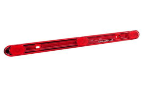 LED 3 Light ID Bar for trailers over 80" # ID 88020-R - Pacific Boat Trailers