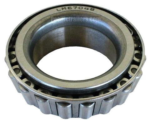1.250" ID Trailer Wheel Bearing for 5,000-6,000 lb Axles #BR-LM67048 - Pacific Boat Trailers