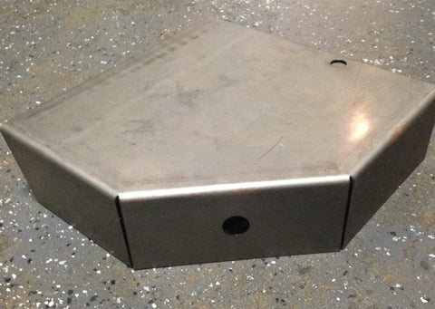 Trailer Step Plate, Weld-On, 3" x 10" x 10" x 15 degrees, LR or RF - Pacific Boat Trailers