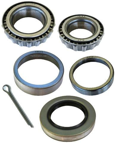 Trailer Bearing Kit, 1 1/4" x 1 3/4" Spindle, 15123/25580 Bearings - Pacific Boat Trailers