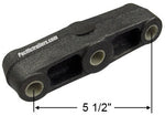 Straight Rocker Style Equalizer Bar for 1 3/4" Wide Double-Eye Springs, 5 1/2" Hole Centers #32492 - Pacific Boat Trailers