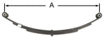 26" Double Eye Trailer Leaf Spring (3 Leaf) #AWS-3 - Pacific Boat Trailers