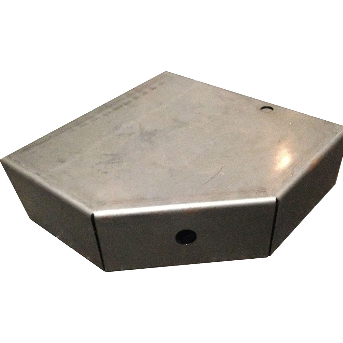 Trailer Step Plate, Weld-On, 3 x 10 x 10 x 15 degrees, LF or RR
