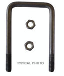 1/2" Square Stainless Steel Trailer U-Bolt, A=2 1/8" B=5" - Pacific Boat Trailers