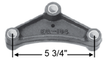 Triangular Equalizer Rocker Bar for Double eye Springs 5 3/4" Hole Centers #EQ-104 - Pacific Boat Trailers