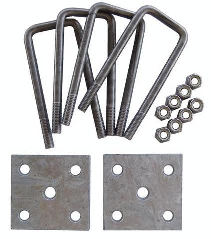 Trailer Axle U Bolt Kit For 1 1/2 Square Axle Trailer Axle U Bolt Kit For 1 1/2 Square Axle