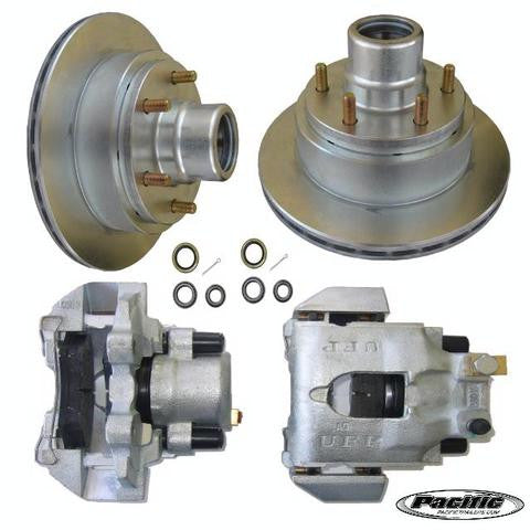 UFP DB-35, 6-Lug Disc Brake Unit with ALUMINUM Calipers #UKIT26 - Pacific Boat Trailers
