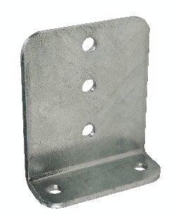 Galvanized Bunk Bracket for Boat Trailers, 10" Tall #BH-00V510 - Pacific Boat Trailers