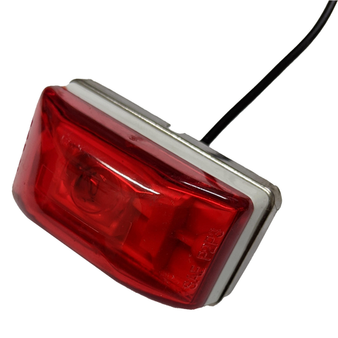 Wesbar Waterproof Clearance/Side Marker Light (Red) #003238 - Pacific Boat Trailers