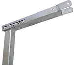 Boat Trailer Winch Mount Top, Galvanized - Under Mount, 15 Degree Rise - Pacific Boat Trailers